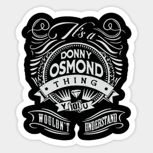 Donny Osmond Sticker